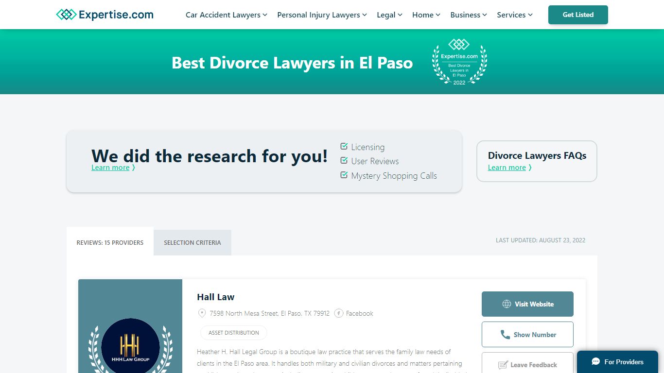 15 Best El Paso Divorce Lawyers | Expertise.com