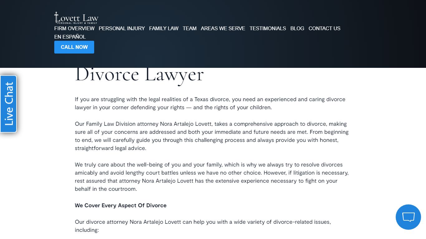 Divorce Attorney in El Paso, Texas - Lovett Law Firm